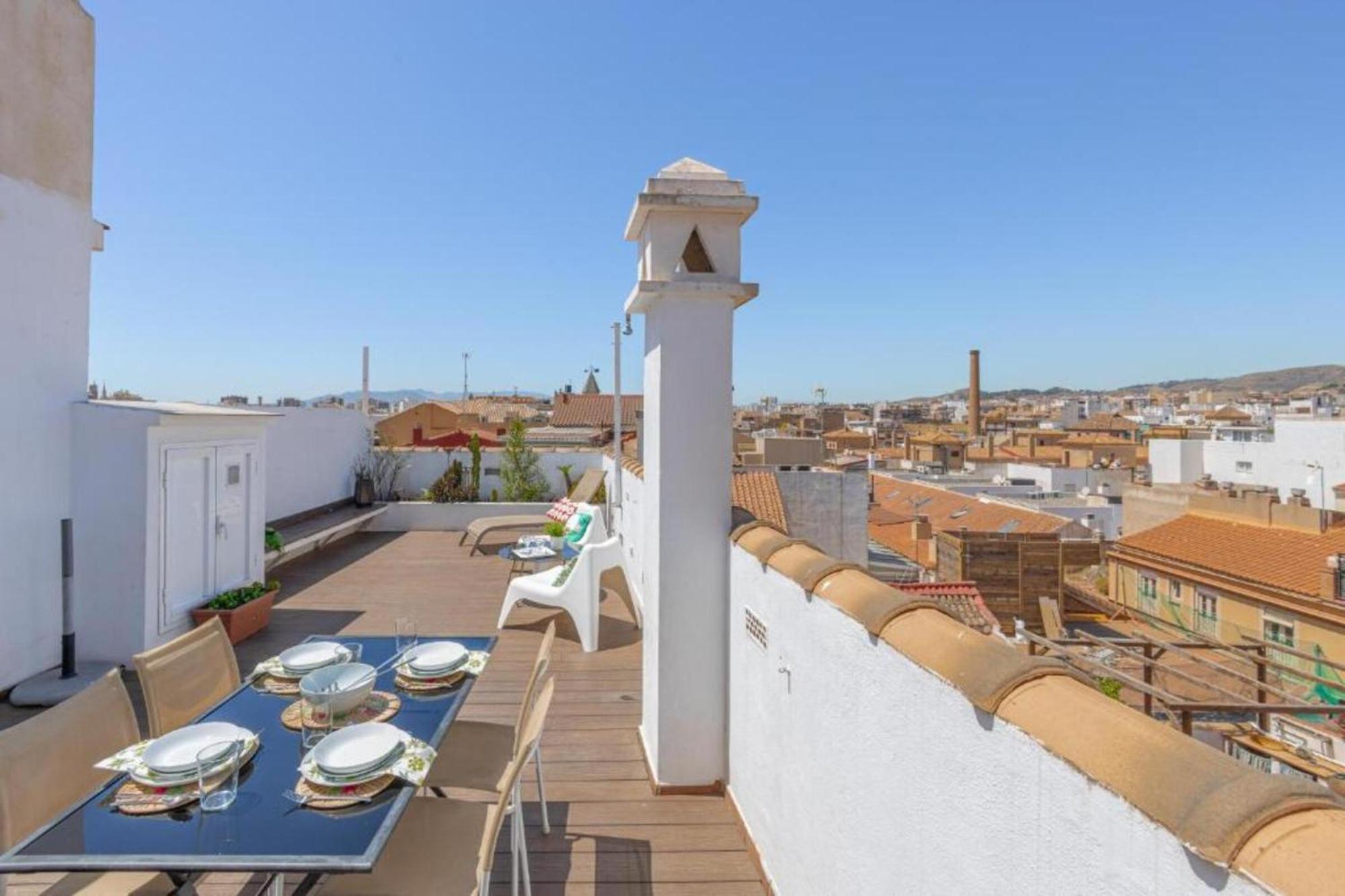 C20 - Adorable Apartment In The Center With Sun Terrace Málaga Buitenkant foto